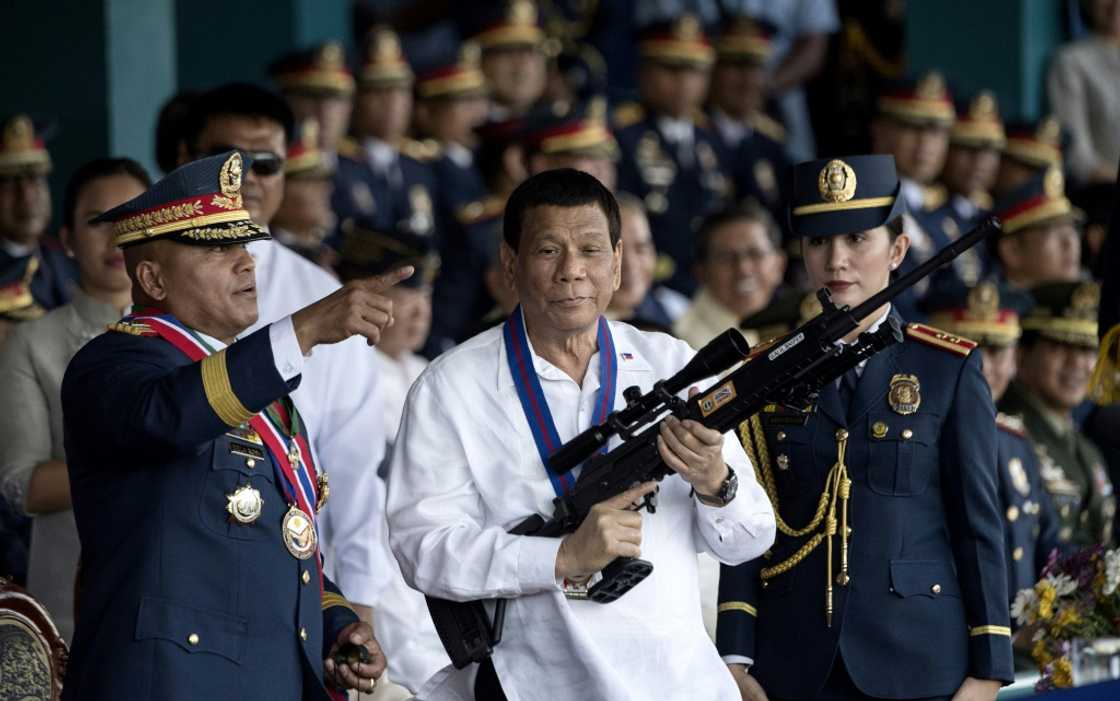 Duterte was infamous for foul-mouthed tirades and threats to kill people Duterte was infamous for foul-mouthed tirades and threats to kill people