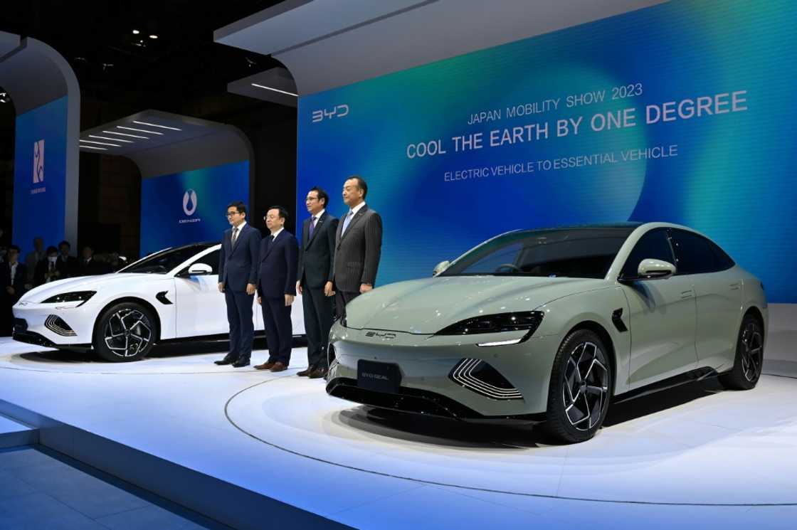 BYD sold more fully electric vehicles than Tesla in the fourth quarter of 2023