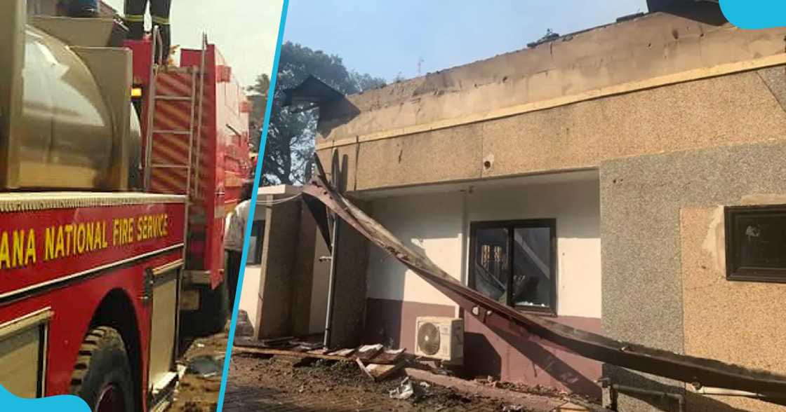 Fire guts kufuor minister house Fire guts kufuor minister house