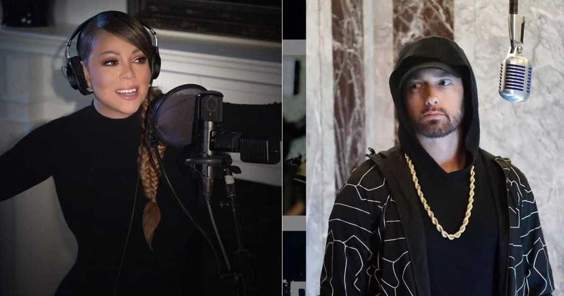 Mariah Carey, impersonates, Eminem, 12th anniversary, 'Obsessed' Mariah Carey, impersonates, Eminem, 12th anniversary, 'Obsessed'