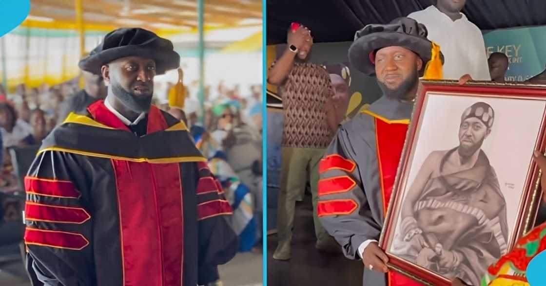 Zoro King, car tyre dealer, Ghanaian businessman, doctorate degree, honorary PhD. Zoro King, car tyre dealer, Ghanaian businessman, doctorate degree, honorary PhD.