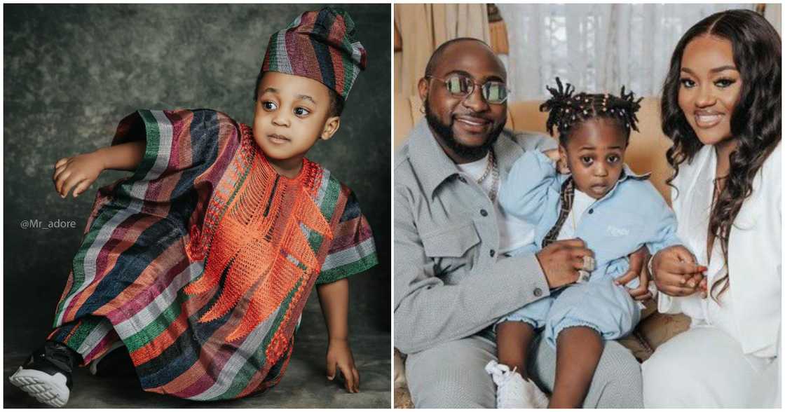 Ifeanyi Adeleke David, Davido and Chioma Rowland Ifeanyi Adeleke David, Davido and Chioma Rowland