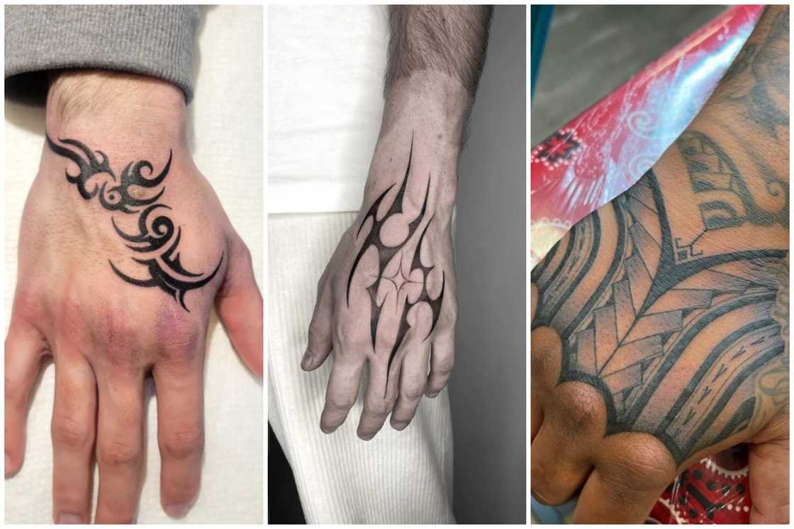 Hand tattoos for men Hand tattoos for men