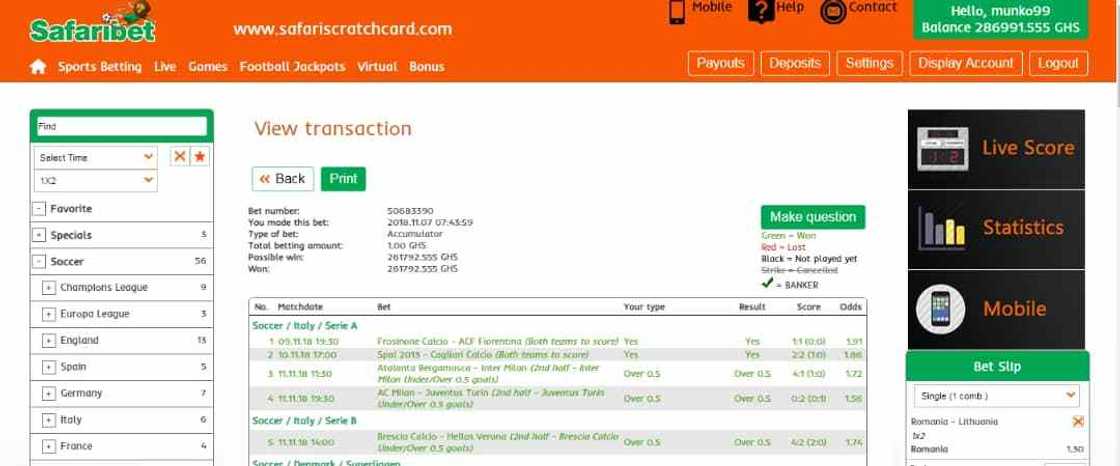 SafariBet refuses to pay young man who won GHC57million bet SafariBet refuses to pay young man who won GHC57million bet