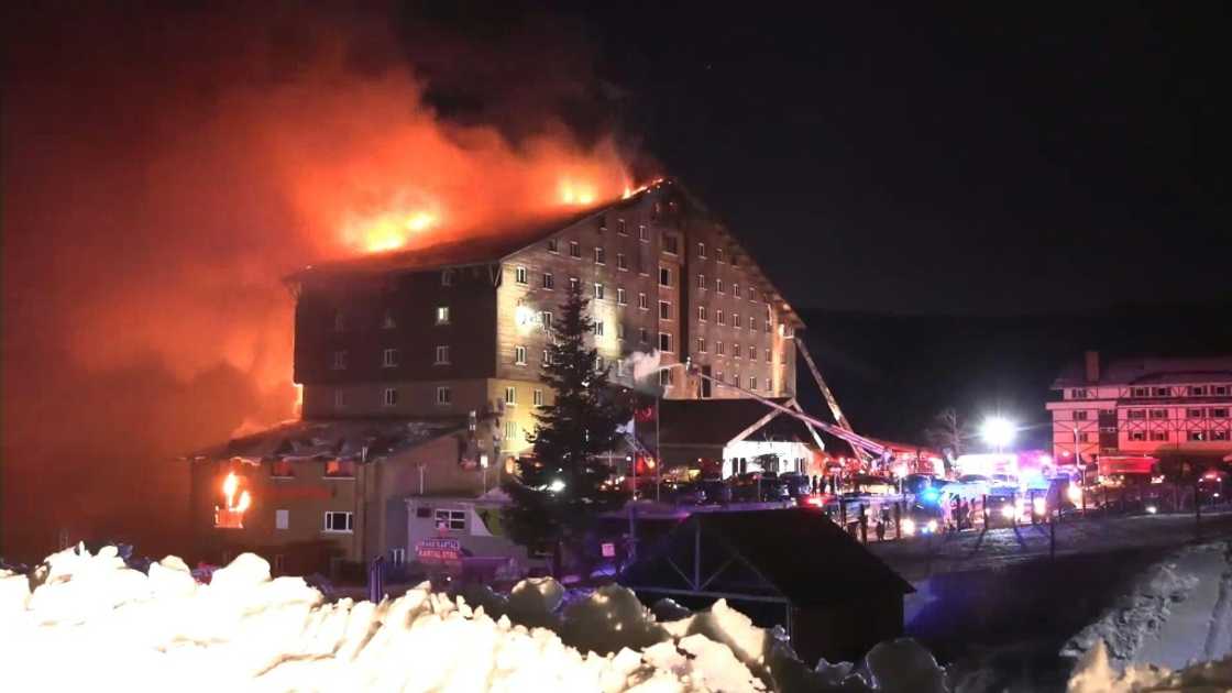 The fire ripped through the hotel while guests were sleeping. Handout released by DHA The fire ripped through the hotel while guests were sleeping. Handout released by DHA