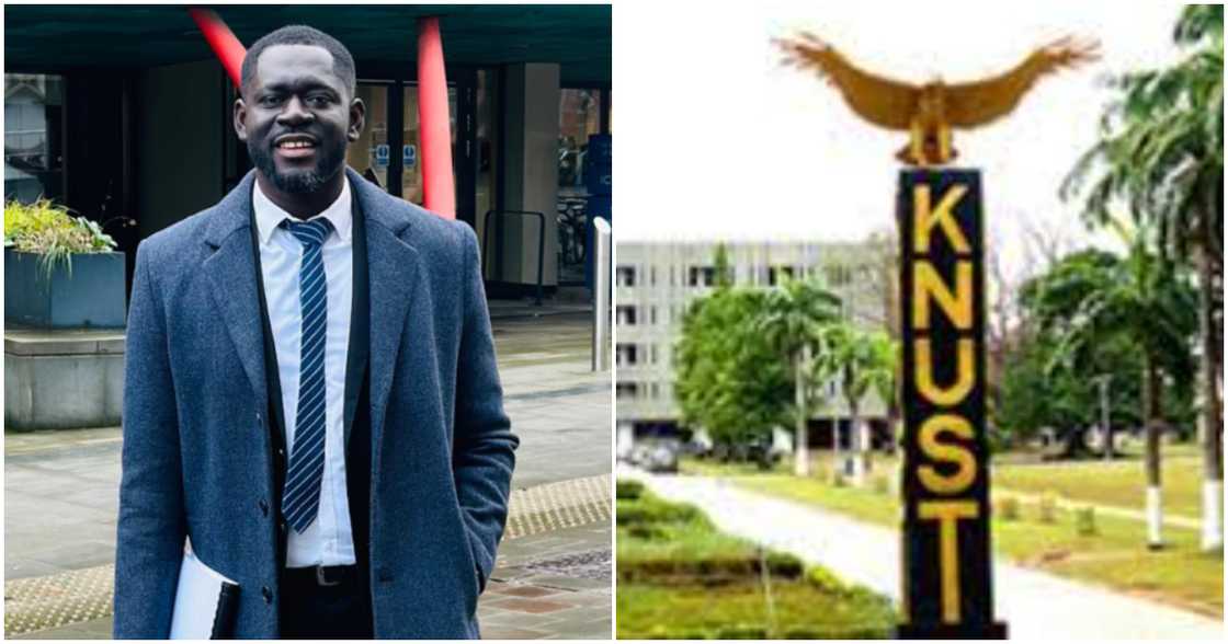 Former KNUST earns his PhD in the UK. Former KNUST earns his PhD in the UK.