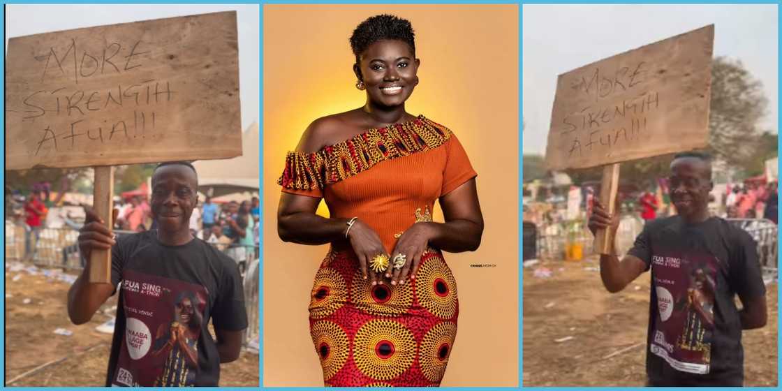 Afua’s Loyal Hubby Stands Alone In Early Hours To Support Her World Record Singing Marathon Attempt Afua’s Loyal Hubby Stands Alone In Early Hours To Support Her World Record Singing Marathon Attempt