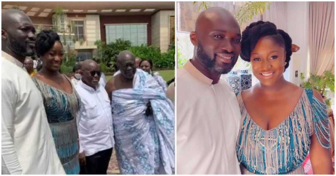 Akufo-Addo's daughter Edwina wedding Kofi Jumah's son