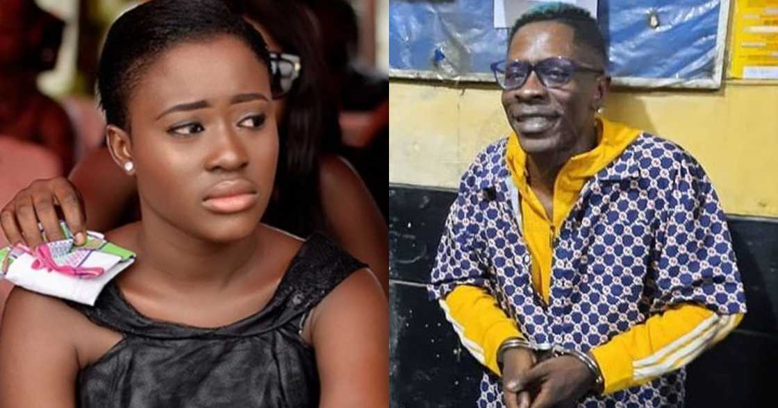 Shatta Wale: Fella Makafui Starts #freeshattawale Campaign After his Arrest over fake Shooting