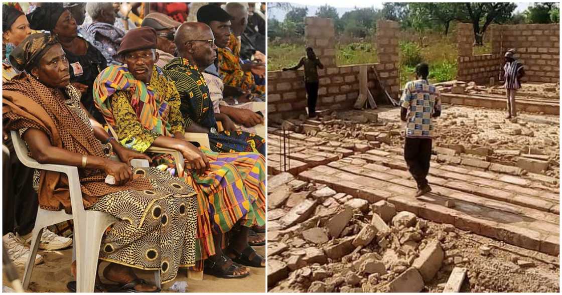 Abandoned school project in Oti Region Abandoned school project in Oti Region