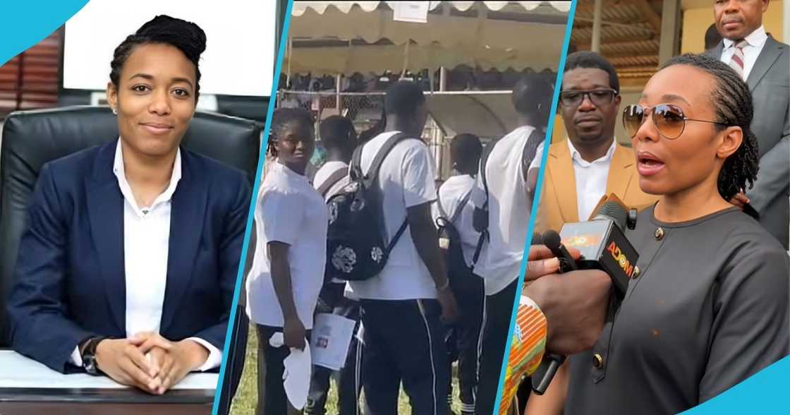 ghana, zanetor rawlings, first lady daughter, el wak sports stadium, gaf, recruitment exercise, screening, MP