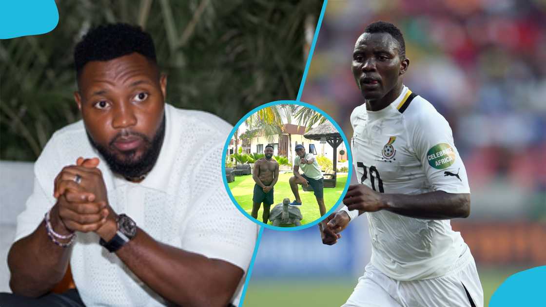 Kwadwo Asamoah, Kwadwo Asamoah mansion, Kwadwo Asamoah career, Serie A titles, luxury homes in Accra, former Black Stars player, Juventus Academy Ghana, footballer lifestyle, Kwadwo Asamoah achievements.