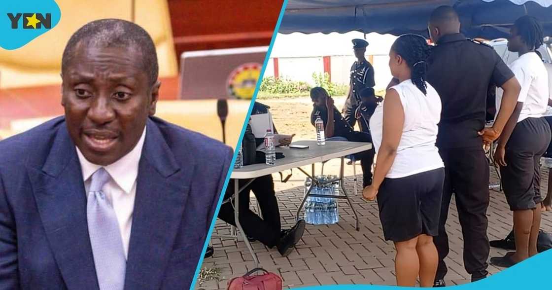 Minority Leader, Parliament of Ghana, Alexander Afenyo-Markin, security service, recruitment exercise, AI aptitude test.