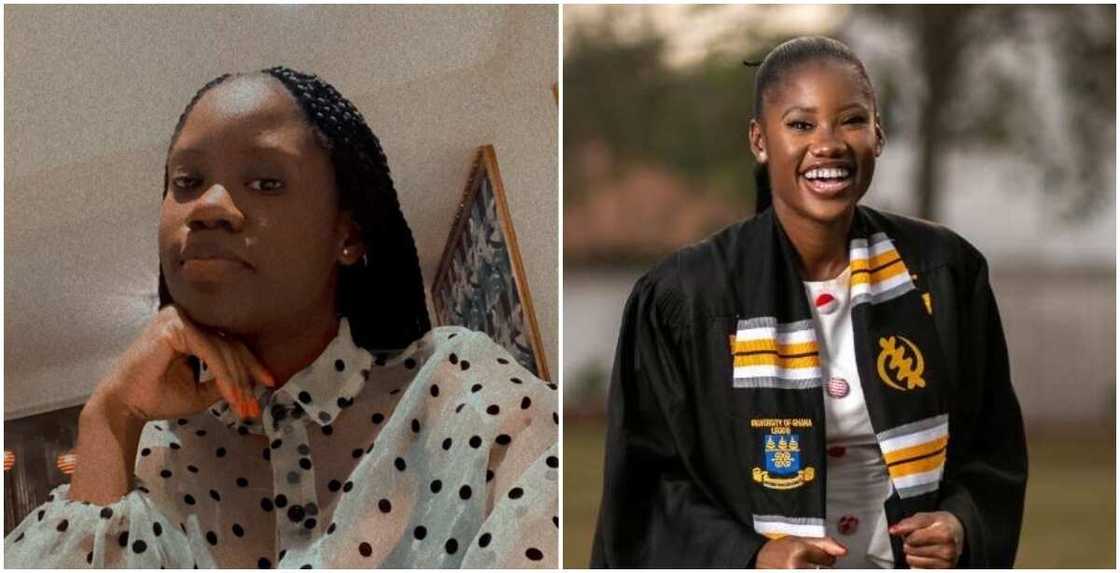 Matilda Naa a Young lady who Bagged 2 Degrees from 2 Universities in 5 Years Matilda Naa a Young lady who Bagged 2 Degrees from 2 Universities in 5 Years