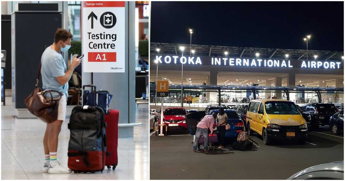 Covid-19 protocol for arrivals at the Kotoka International Airport from China has been tightened. Covid-19 protocol for arrivals at the Kotoka International Airport from China has been tightened.