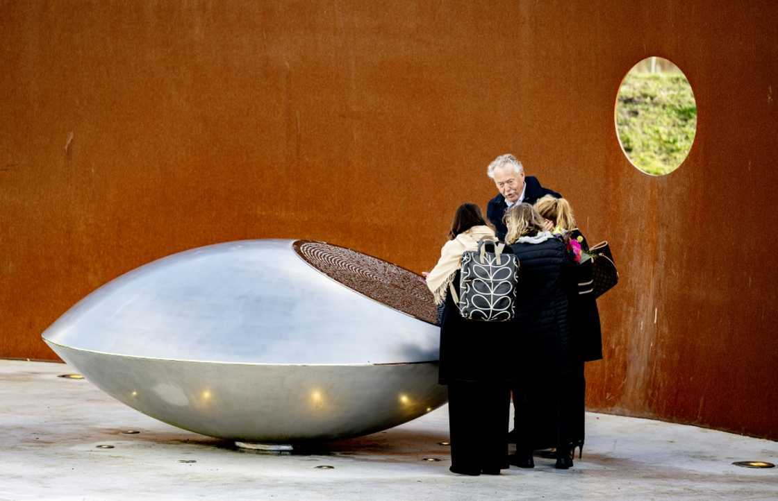 Families from several countries visited the Dutch National Monument to MH17 victims on the eve of the verdict