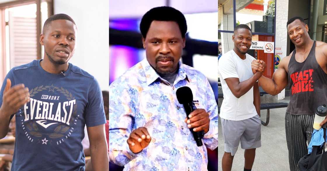 TB Joshua once called me personally to be his fitness trainer -Ghanaian man narrates TB Joshua once called me personally to be his fitness trainer -Ghanaian man narrates