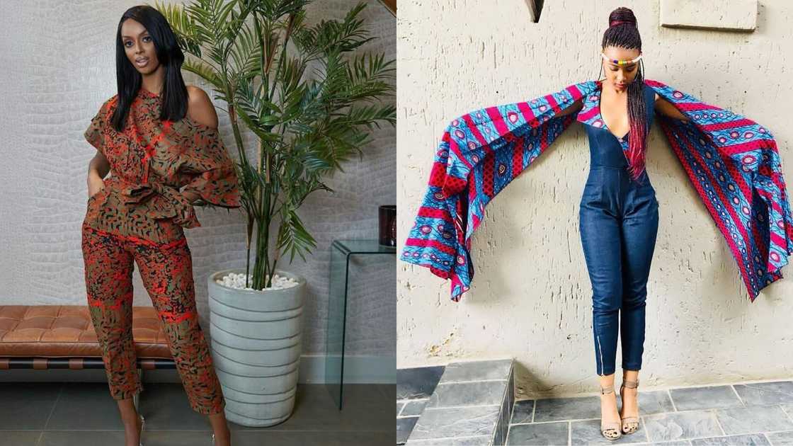 Women in Ankara jumpsuits Women in Ankara jumpsuits