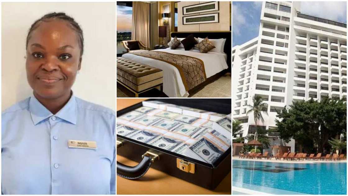 Eko Hotel and Suites worker/Lady returned money Eko Hotel and Suites worker/Lady returned money