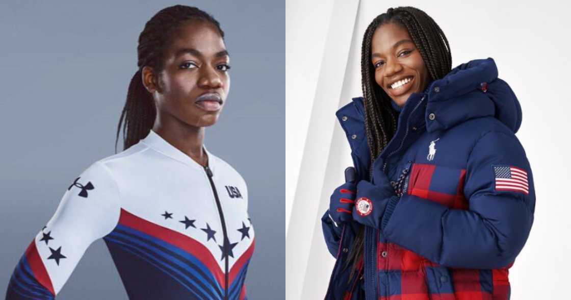 Maame Afua Biney is the first Black woman to be on the US Olympic Speedskating Team Maame Afua Biney is the first Black woman to be on the US Olympic Speedskating Team