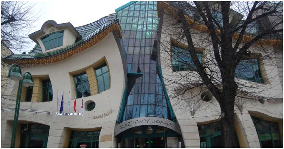 The crooked house in Poland