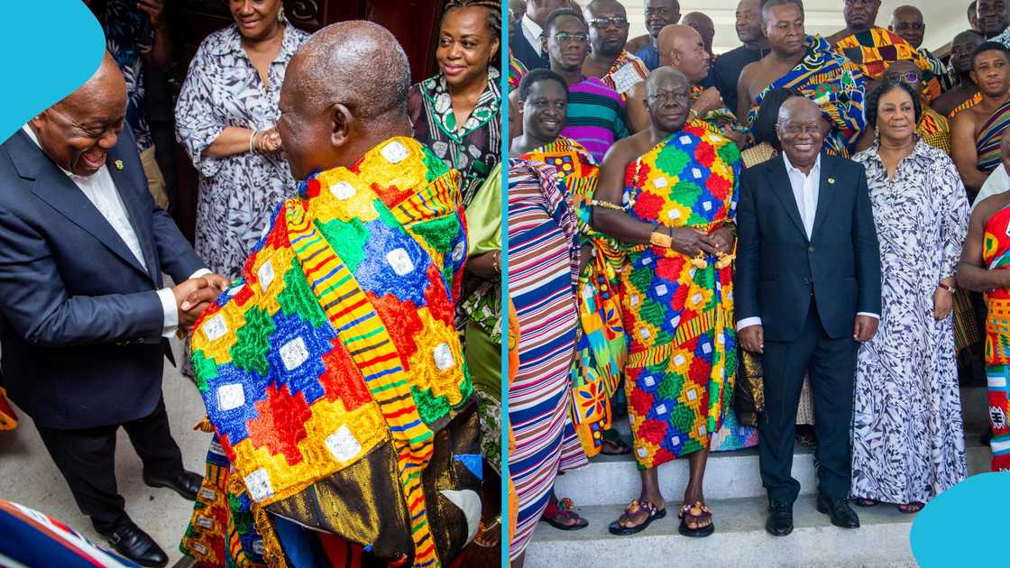 Otumfuo Osei Tutu II, Akufo-Addo's residence, Akufo-Addo, Otumfuo and Akufo-Addo, Ghana, Social media Otumfuo Osei Tutu II, Akufo-Addo's residence, Akufo-Addo, Otumfuo and Akufo-Addo, Ghana, Social media