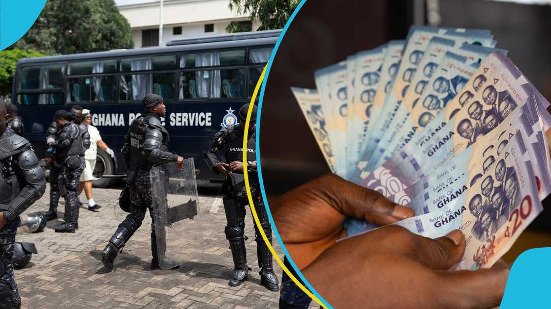 Police officer, Ghana Police Service, Kind police, Stranded driver, Mobile Money, Cash gift, Driver gifts Police.