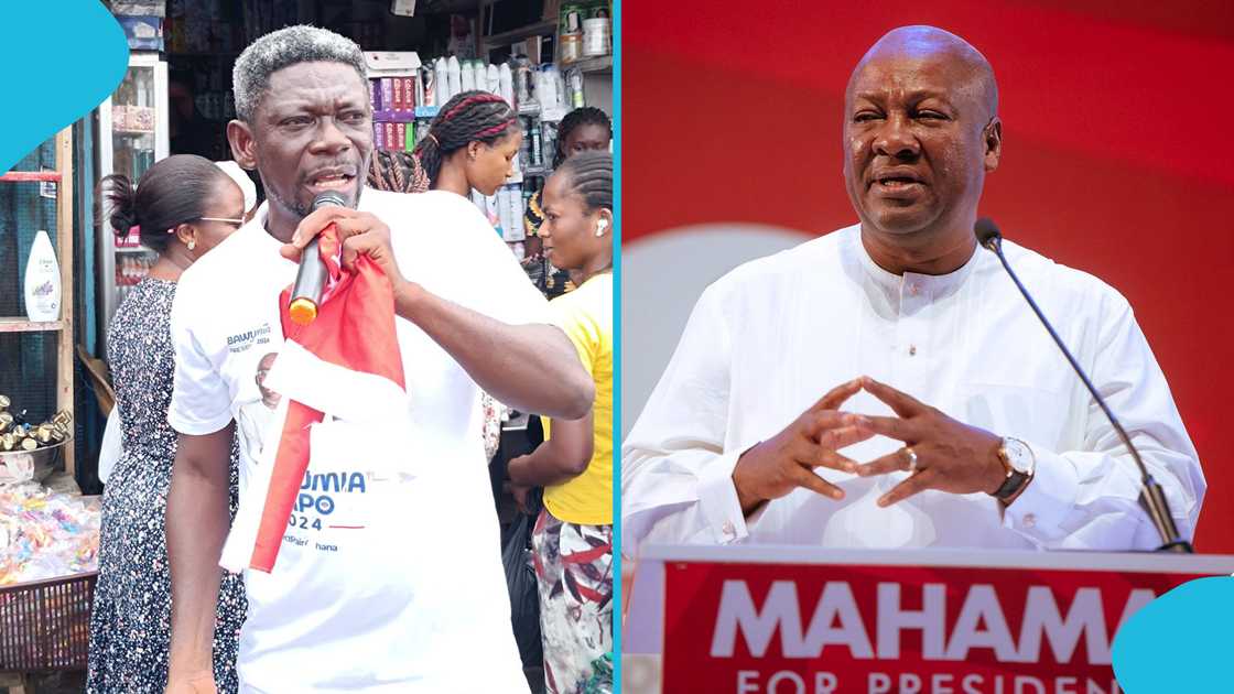 Agya Koo tells Ghanaians to pray after the NDC's John Mahama won the 2024 election. Agya Koo tells Ghanaians to pray after the NDC's John Mahama won the 2024 election.