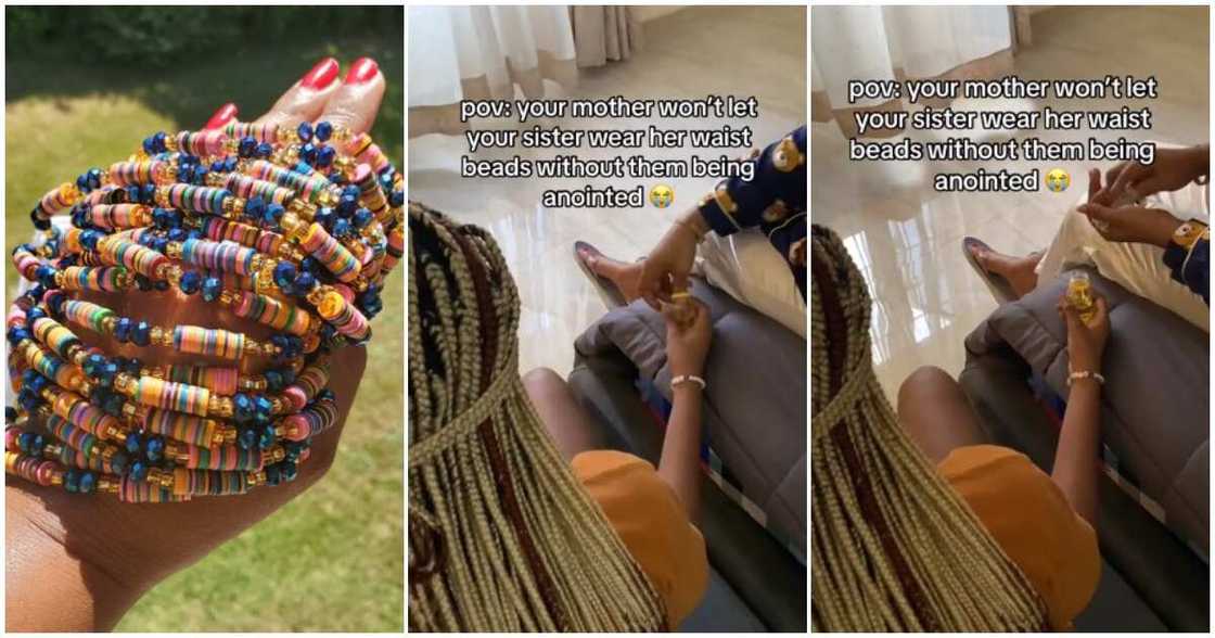 Waist bead, Nigerian woman, daughter, anointing oil