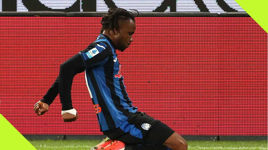 Ademola Lookman celebrates his goal Ademola Lookman celebrates his goal