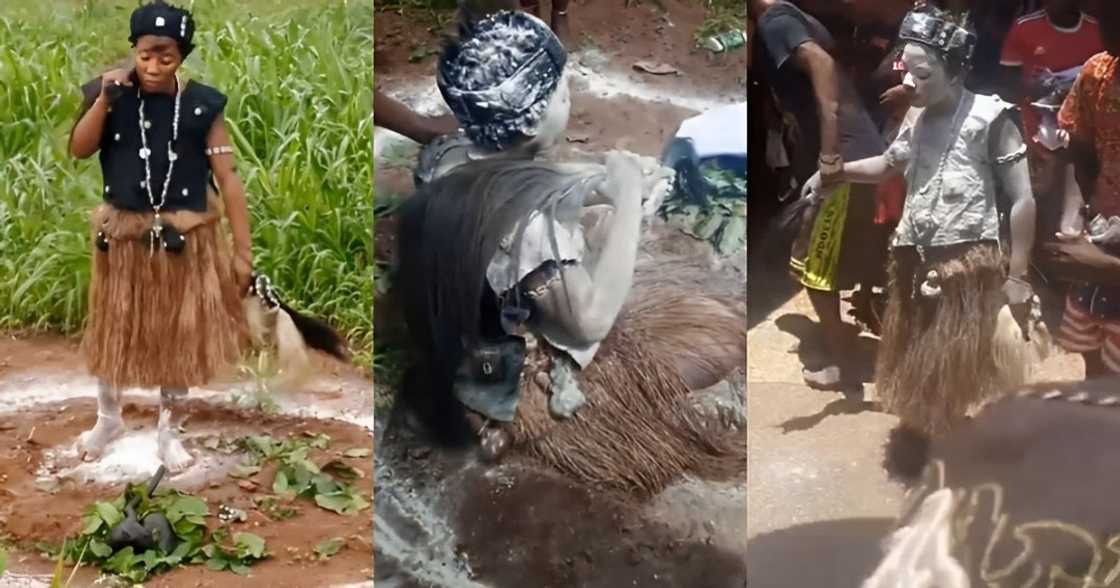 Ghanaian Lady Missing For 6 Months Returns Home As A Priestess Ghanaian Lady Missing For 6 Months Returns Home As A Priestess