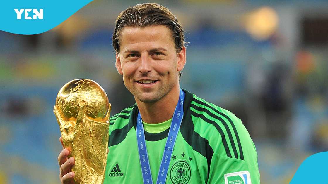 Roman Weidenfeller won the 2014 FIFA World Cup in Brazil with Germany. Roman Weidenfeller won the 2014 FIFA World Cup in Brazil with Germany.