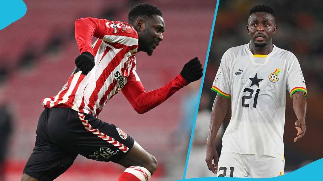 Black Stars midfielder Abdul Salis Samed made a cameo appearance for Sunderland in his first game for the club since joining last summer. Black Stars midfielder Abdul Salis Samed made a cameo appearance for Sunderland in his first game for the club since joining last summer.