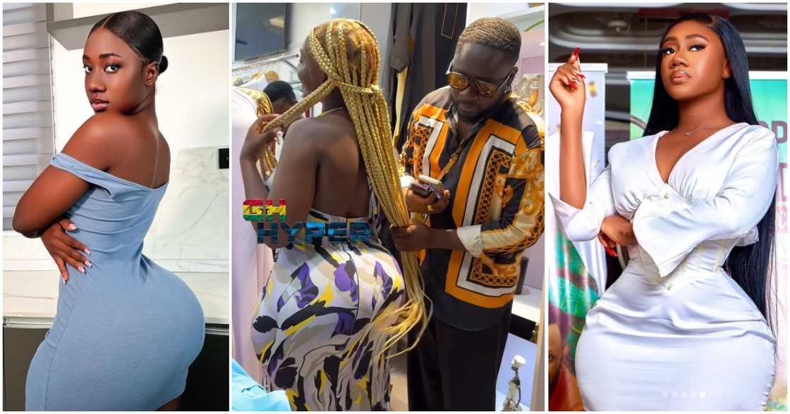 Photos of Hajia Bintu and Wesley Kessegh. Photos of Hajia Bintu and Wesley Kessegh.