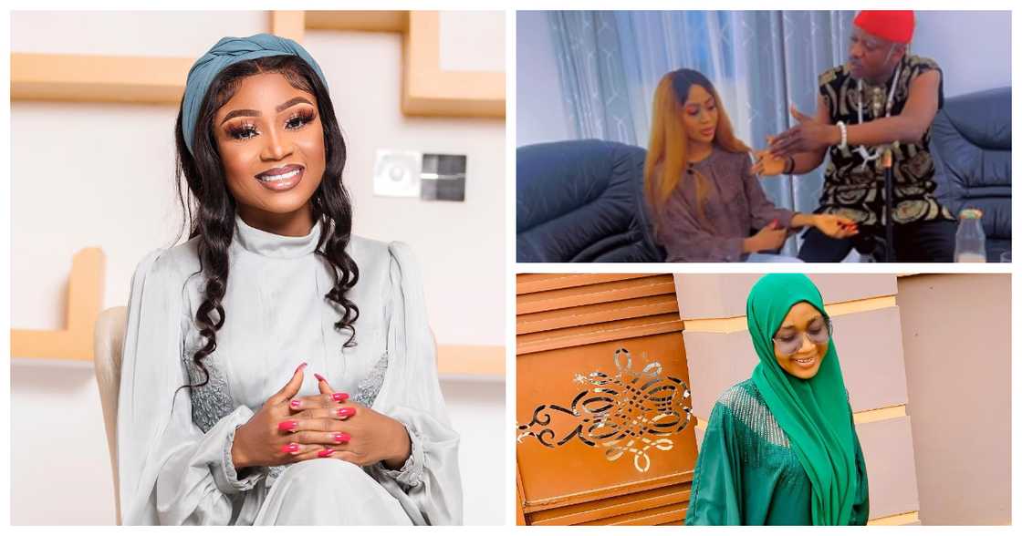 Akuapem Poloo features in Nigerian movie, shares snippet online Akuapem Poloo features in Nigerian movie, shares snippet online