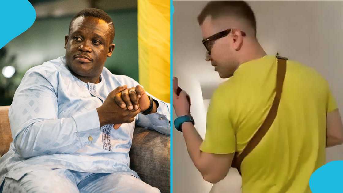 Vyacheslav Trahov, Russian man, Ghanaian lady, Yetseslav’s video, Russian man's video, Sam George, Extradite. Vyacheslav Trahov, Russian man, Ghanaian lady, Yetseslav’s video, Russian man's video, Sam George, Extradite.