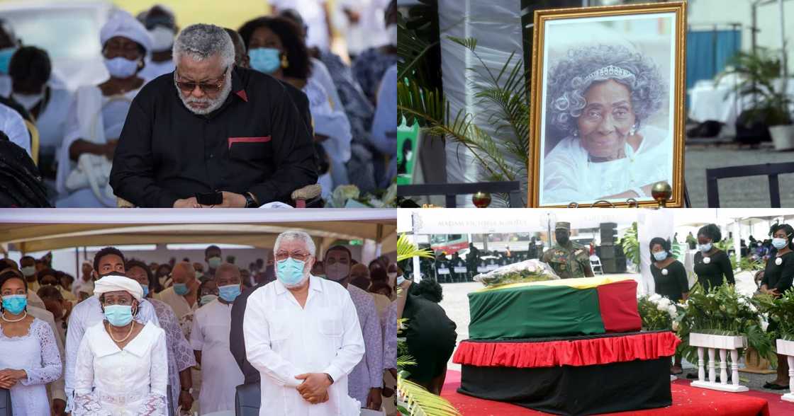 10 saddest photos from Rawlings' mother's funeral