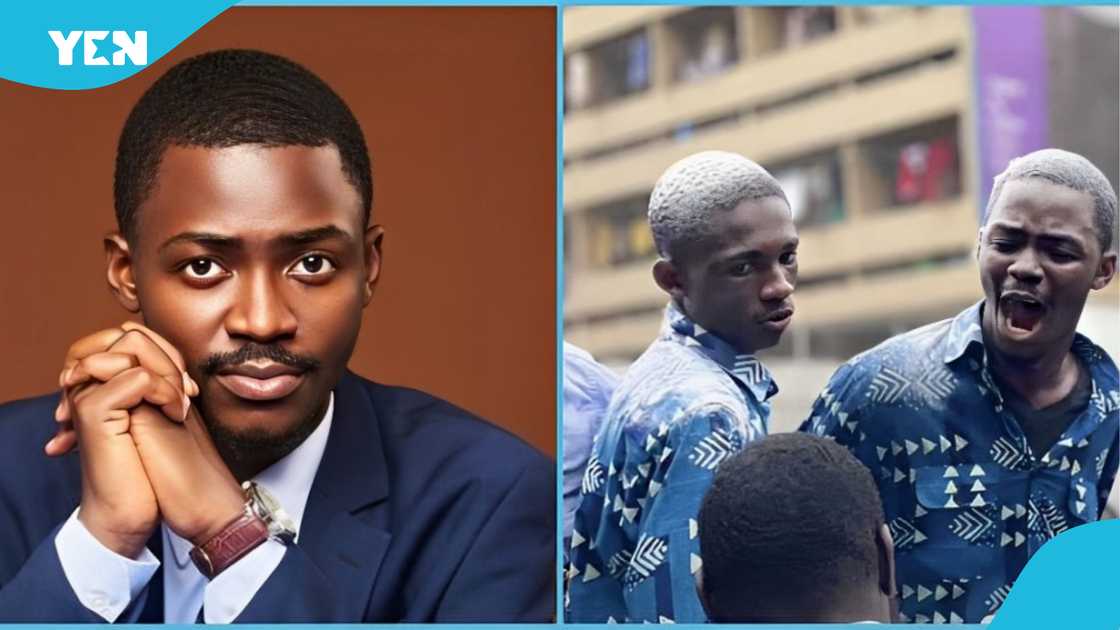 Photo of Kane Nana Francis and members of his team Photo of Kane Nana Francis and members of his team