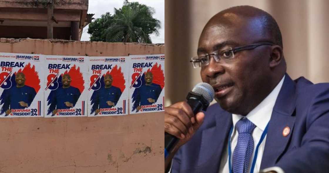 Bawumia finally speaks on his presidential posters in town