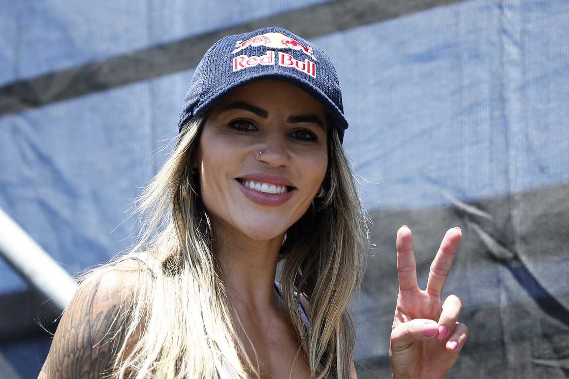 Leticia Bufoni of Brazil after competing in the Women's Skateboard Street Elimination during the X Games California