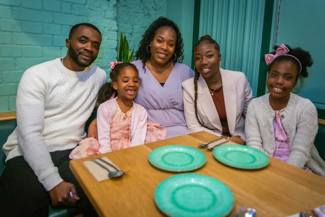 A happy family A happy family