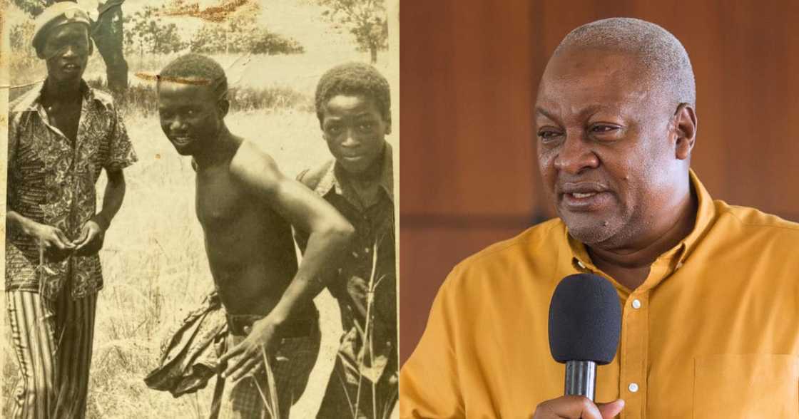 Childhood photo of Mahama as Form 1 student in GHANASCO Childhood photo of Mahama as Form 1 student in GHANASCO