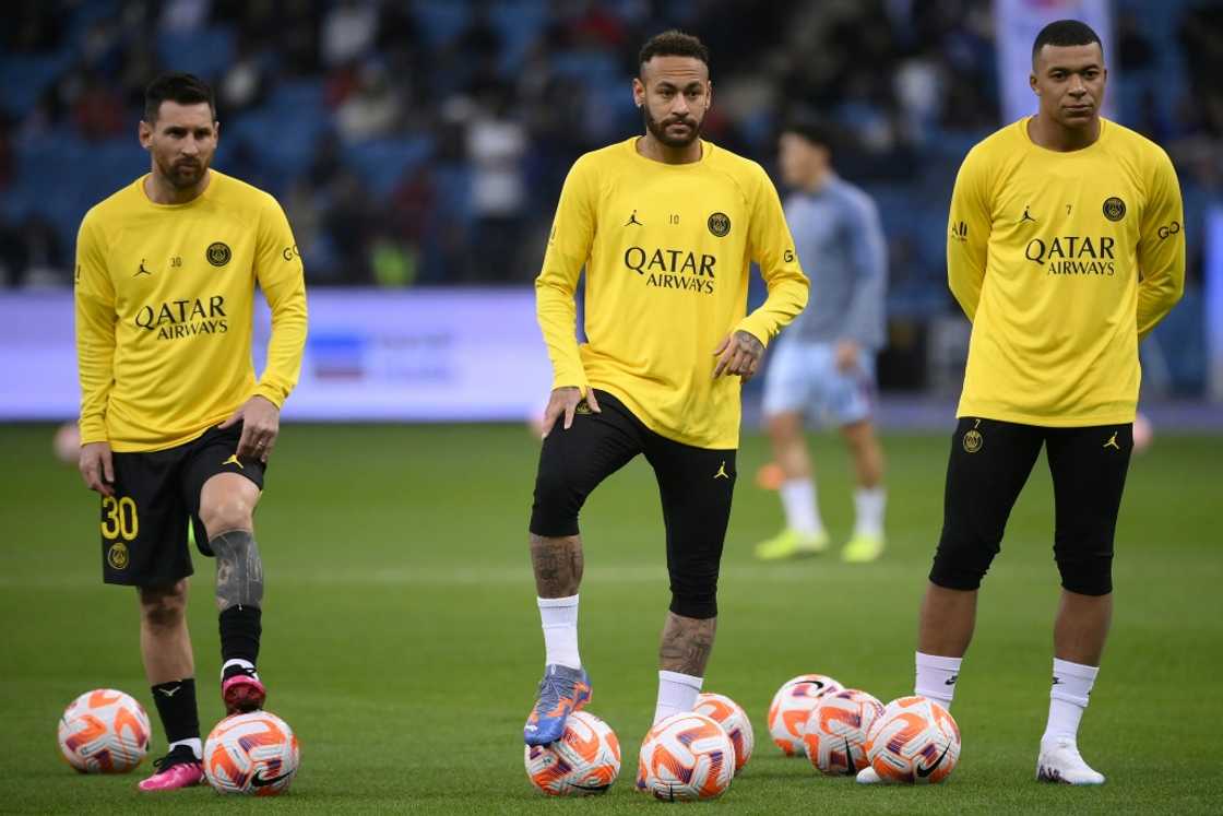 Paris Saint-Germain have attracted Lionel Messi (left), Neymar (centre)and Kylian Mbappe (right)under Qatari ownership Paris Saint-Germain have attracted Lionel Messi (left), Neymar (centre)and Kylian Mbappe (right)under Qatari ownership