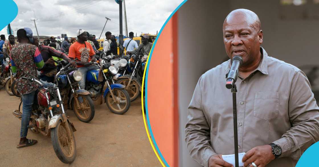 Mahama on okada riders Mahama on okada riders