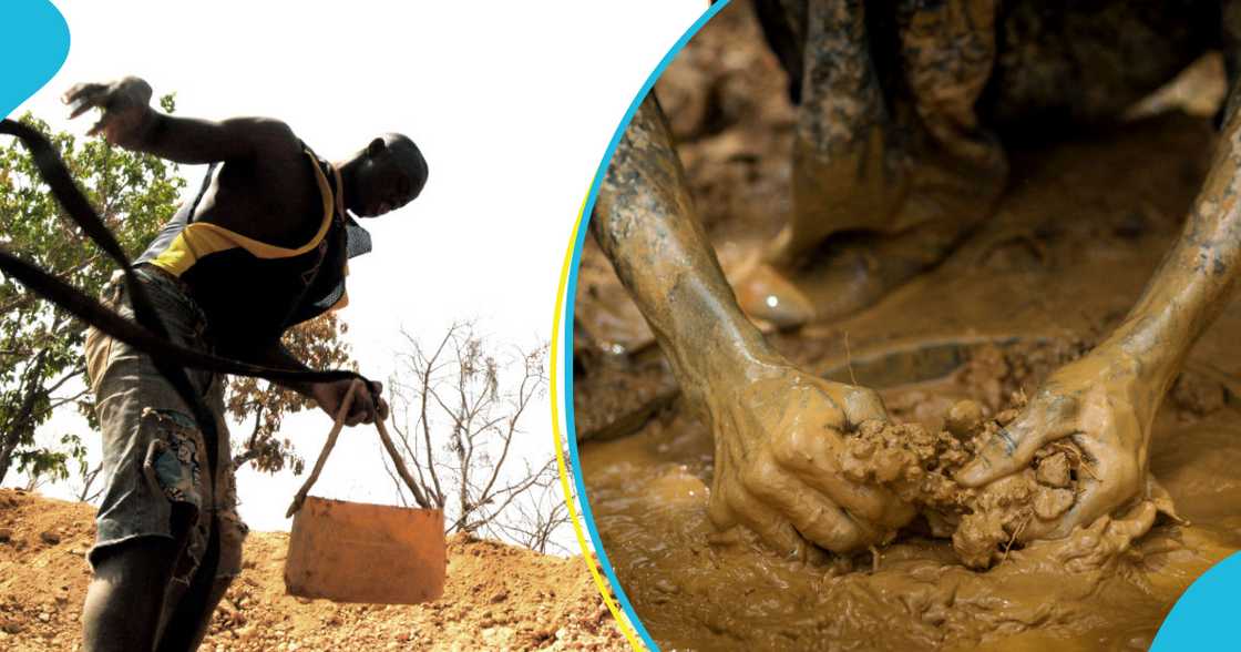 Galamsey, Illegal Mining, government, support, machines, rainwater