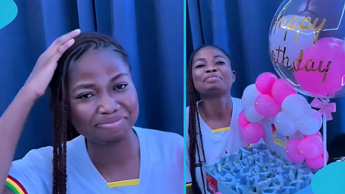 Ghanaian lady, best friend, birthday gifts, surprise, money bouquet Ghanaian lady, best friend, birthday gifts, surprise, money bouquet