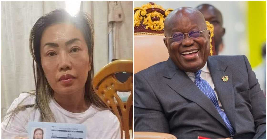 Aisha Huang and Akufo-Addo