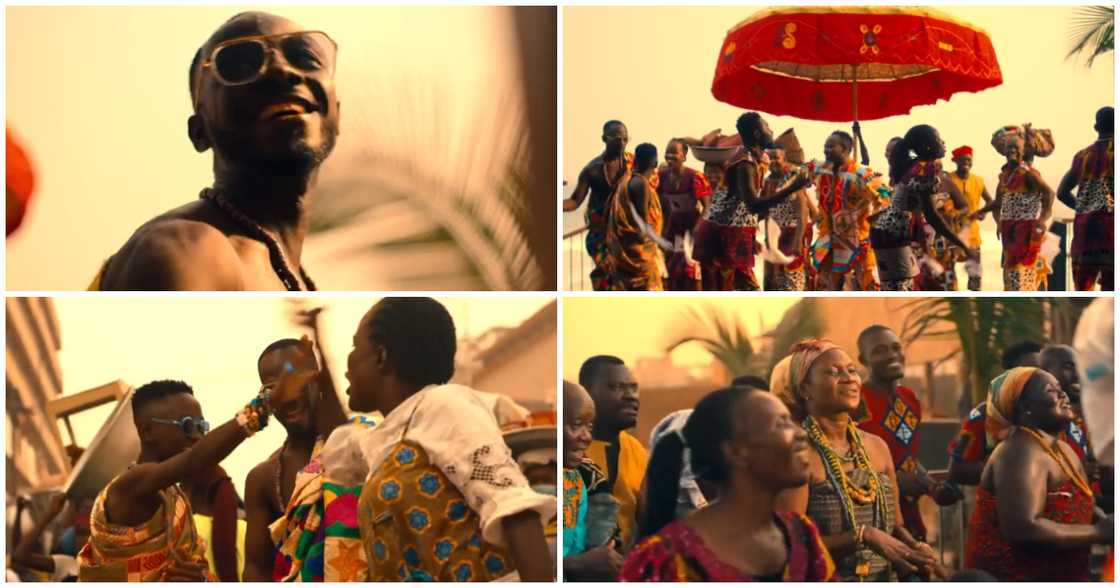 Okyeame Kwame and Son Sir Bota Star in Disney Plus Movie with US A Cappella Group Pentatonix, Ghanaians React Okyeame Kwame and Son Sir Bota Star in Disney Plus Movie with US A Cappella Group Pentatonix, Ghanaians React