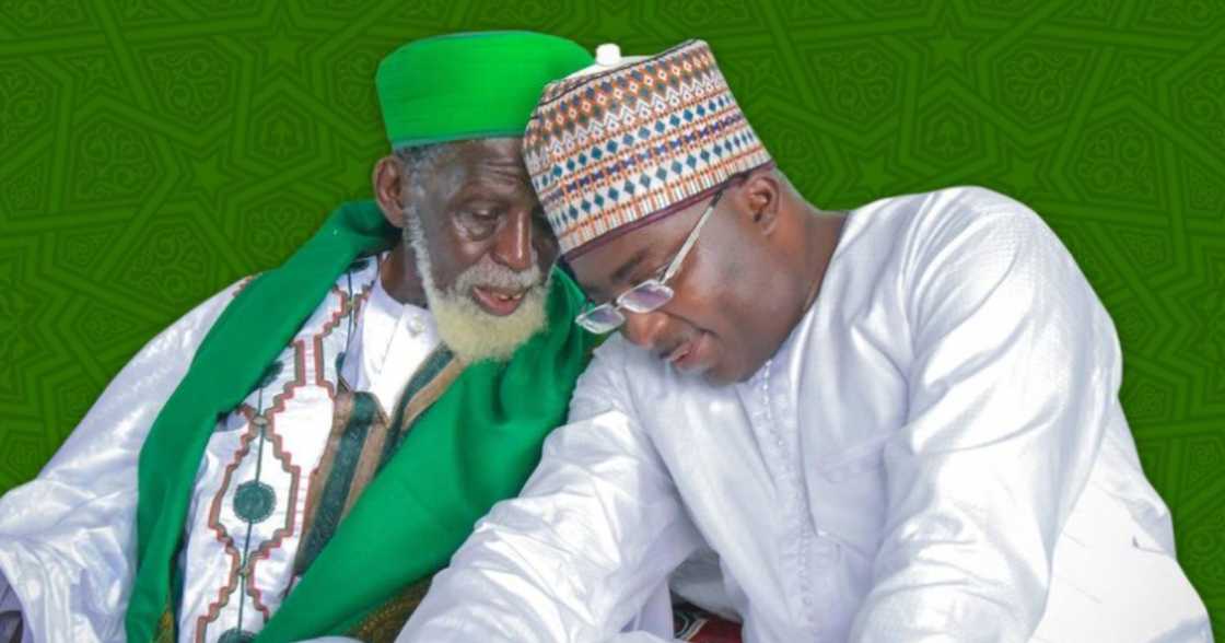 Sheikh Dr Osman Nuhu Sharubutu and Dr Bawumia