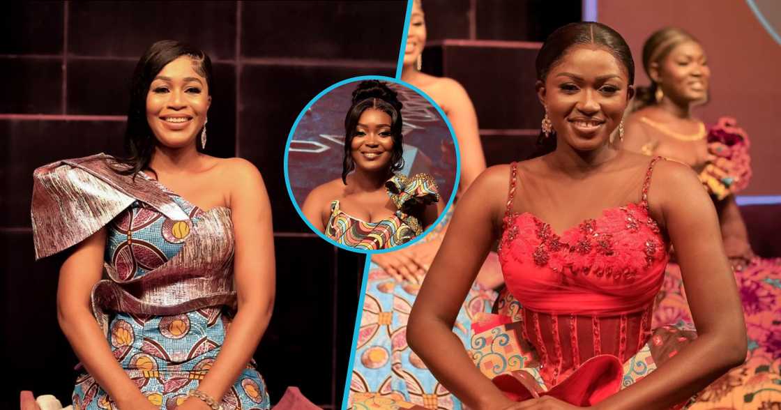 2024 Ghana's Most Beautiful top 16 contestants slay in African print gowns for the grand launch in Accra.